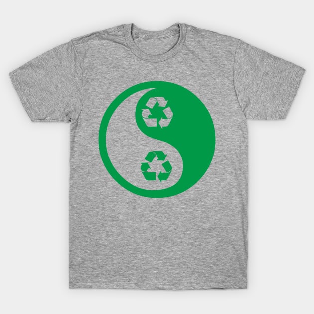 Yin Yang Recycle T-Shirt by oddmatter